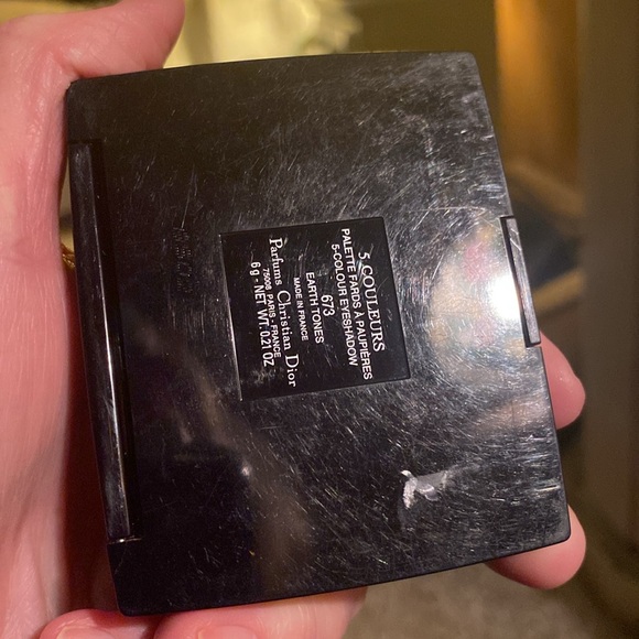 Dior 5 Color Eye Shadow Palette *RARE* # 673 Earth Tones. 4 Shadows, Swatched - Picture 7 of 7